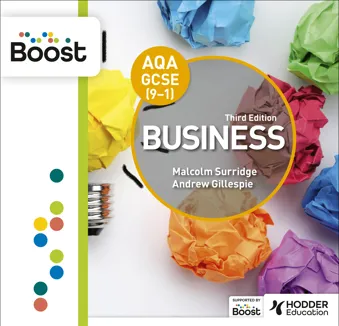 AQA GCSE (9-1) Business Third Edition Boost